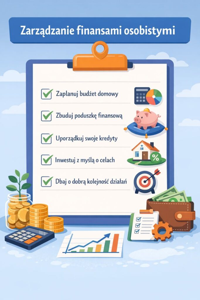 Jak zarządzać finansami osobistymi, checklista kroków